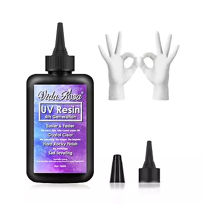 Buy UV Resin 100g Hard Type Crystal Clear For Resin Art, Jewelry Making, Crafts DIY • 0.99£