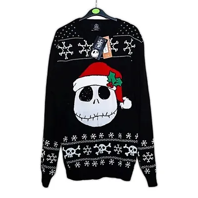 Buy Disney’s The Nightmare Before Christmas Jumper Sweater XL 30th Primark  44-46in • 28£