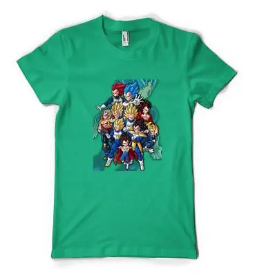 Buy Japanese Dragon Vegeta Anime Ball Super Saiyan Personalised Unisex Kids T Shirt • 14.49£