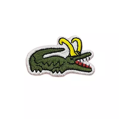 Buy 2  SEW / Iron On Alligator Loki Izod Or Lacoste Parody Polo Shirt Patch • 2.99£