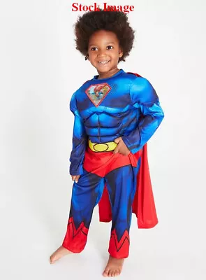 Buy Official Superman / DC Comics Clothing By TU. Superman Suit And Cape. Age 7-8y. • 1.99£