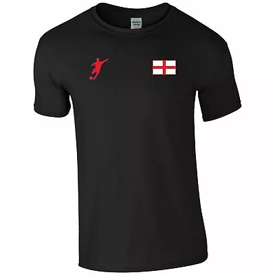 Buy England Football T Shirt Three Lions Flag Fans Funny Birthday Gift Kids Tee Top • 9.99£