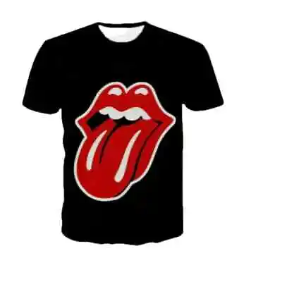 Buy Official The Rolling Stones T Shirt Classic Tongue Logo Black Rock Metal Band • 12.99£