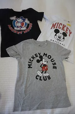 Buy Disney Kids 3 Pk Mickey Mouse Graphic T Shirts 100% Organic Cotton 5/6 7/8 9/11 • 9.95£