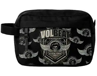 Buy Volbeat Wash Bag Established All Over Print Band Logo New Official Black • 15.95£