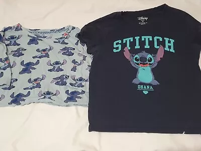 Buy Disney Stitch Pyjama Tops Bundle Size 12/14 • 1£
