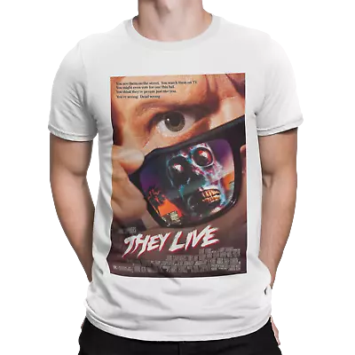 Buy They Live T-shirt Horror Adventure Action Sci-Fi Chinese Japanese 80s 90s Film  • 5.99£