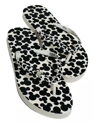 Buy Disney Women's Slipper Mickey Mouse Pool Beach Summer Flip Flops Sandal Primark • 9.79£