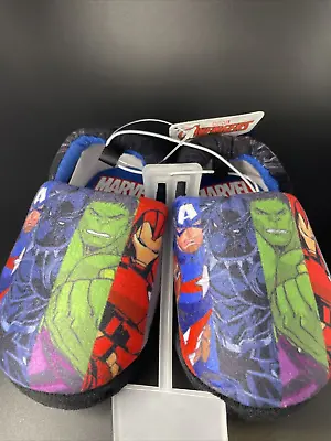 Buy Marvel Avengers Heroes Pose Toddler Foam Plush Slipper Size M 7/8 • 11.20£