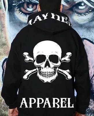Buy Mayhem Apparel Skull Hoodie Sweater Motorcycles Tattoo Biker Harley Davidson • 45£