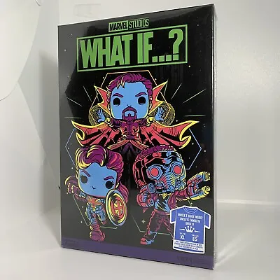 Buy Funko Pop Marvel Studios What If Blacklight T-Shirt XL Target Exclusive Sealed • 28.95£