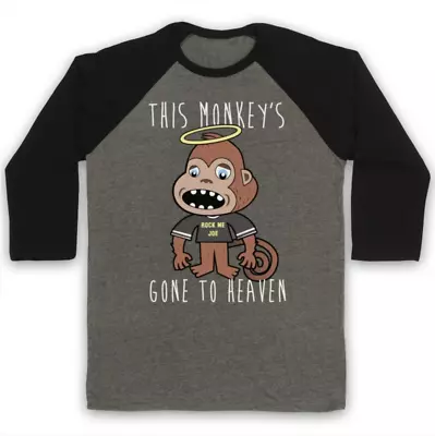 Buy Monkey Gone To Heaven Unofficial Pixies Rock Doolittle 3/4 Sleeve Baseball Tee • 23.99£