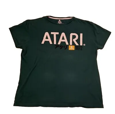 Buy Retro Green Atari 1972 Mens T-Shirt By Difuzed - Size L. Chest 42  • 9.99£