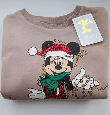Buy * NEXT * DISNEY * Mickey Mouse * Fleece Christmas Jumper * 8 Years BNWT 🎅 • 12£