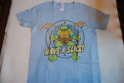 Buy Teenage Mutant Ninja Turtles Have A Slice T Shirt New Official Leonardo Cartoon  • 8.99£