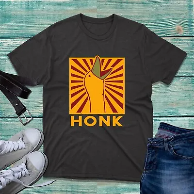 Buy Honk Meme T-Shirt Triggered Goose Peace Was Never An Option Unisex Gift Tee Top • 9.99£
