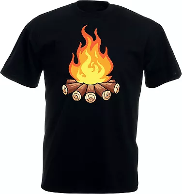 Buy Bonfire T-shirt, Fire Bonfire Flame Shirt, Camping With Friends Tee, Unisex Top • 10.99£