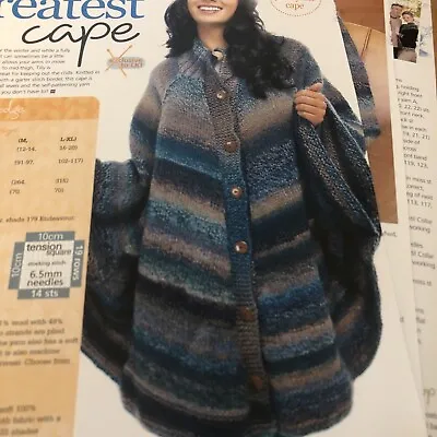 Buy Cape Jacket Knitting Pattern Chunky Knitting Pattern  • 1.99£