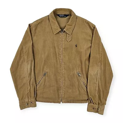 Buy Polo Ralph Lauren Vintage Corduroy Harrington Jacket Brown Men's Medium  • 120£
