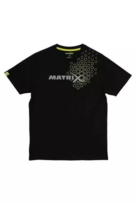 Buy Matrix Hex Print Black T-Shirt • 18.99£