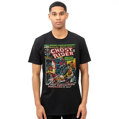 Buy Marvel Mens T-Shirt Ghost Rider Is Born Top Tee S-2XL Official • 13.99£