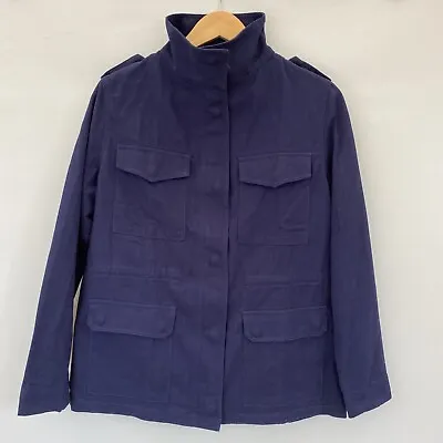 Buy Workwear Chore Jacket Size Medium 40 In Chest Blue Cotton Twill Medium Weight • 28.95£