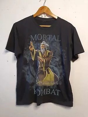 Buy Vintage Mortal Kombat Shirt Men Size Medium Black Shujinko Mk1 Mk2 Mk3 • 99.23£