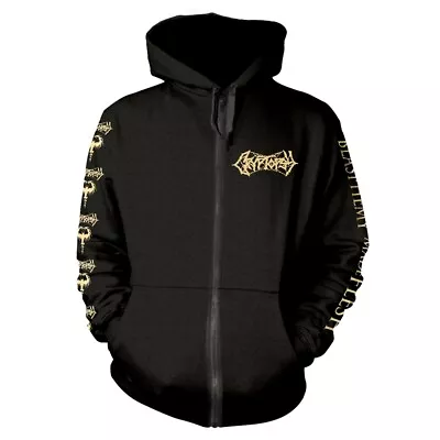 Buy CRYPTOPSY - BLASPHEMY MADE FLESH BLACK Hooded Sweatshirt With Zip Medium • 51.74£