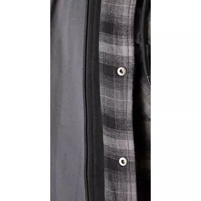 Buy Dickies Fleece Hood Flannel Shirt Jacket Black/Timber • 76.38£