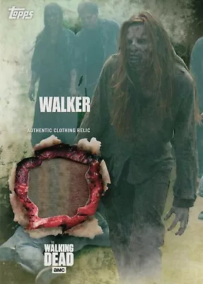 Buy The Walking Dead Season 5, Walker (Clothing Relic) Wardrobe Card • 13.69£