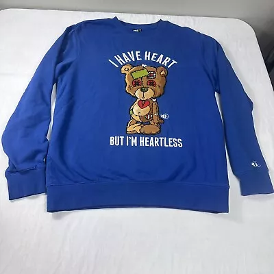 Buy Sniper Gang Apparel Heartless Teddy Bear Embroidered Crew Neck Size X-Large • 51.97£