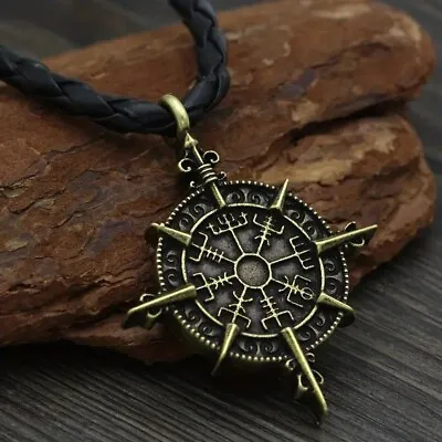Buy Men's Compass Pendant Necklace, Jewelry For Men's/Women's • 6.99£