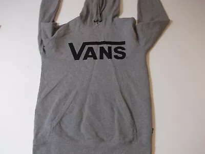 Buy Vans Hoodie Adult Small Grey Hooded Sweatshirt Sweater Pullover • 14.95£