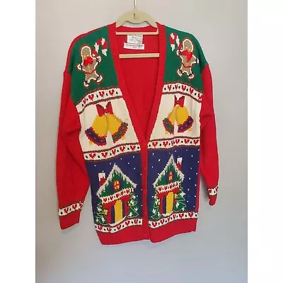 Buy Christmas Holiday Tacky Marisa Christina Classics Sweater Size Medium  920 • 28.34£