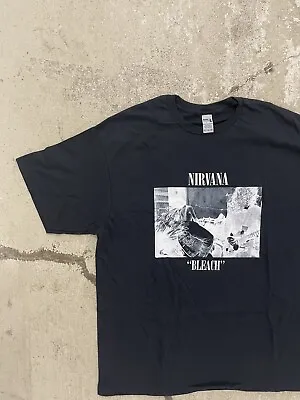 Buy Screen Printed Nirvana T-shirt Size XL Never Worn Grunge Punk Kurt Cobain • 10.50£