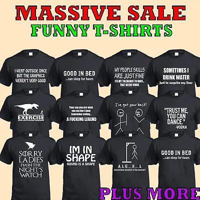 Buy Men's Funny T-Shirts | S To Plus Size | Joke Novelty Rude Slogan Lol • 11.95£