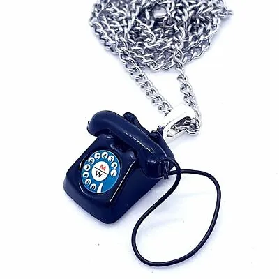 Buy Cool RETRO TELEPHONE NECKLACE Phone VINTAGE STYLE JEWELLERY Mixed Up Dolly  • 7.99£