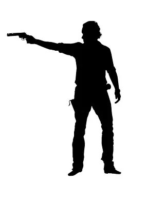 Buy Rick From Walking Dead Silhouette Cut Out, Sizes To Suit • 4.50£