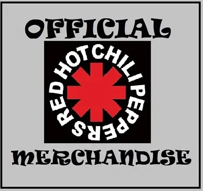Buy Official RED HOT CHILI PEPPERS Merch Patch  Sticker  • 3.50£