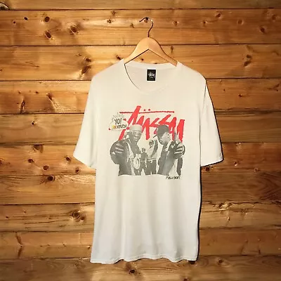 Buy 2013 Stussy X Yo MTV Raps Public Enemy T Shirt Tee Mens Size XL Collab Rare Rap • 69.99£
