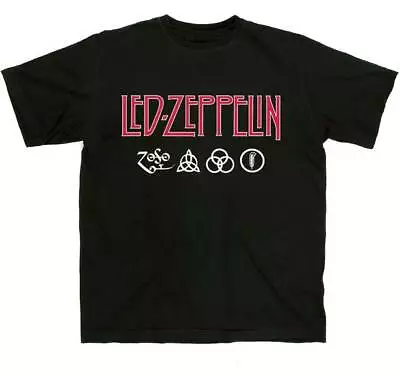 Buy Led Zeppelin ZoSo Logo Jimmy Page Classic Rock Folk Music Band T Shirt LDZ-1016 • 33.49£