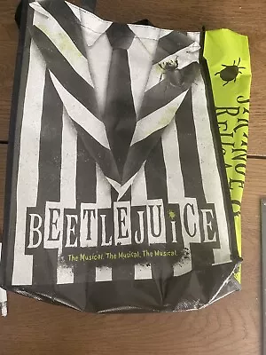 Buy BEETLEJUICE Broadway Musical SHOPPING BAG Reusable Tote! NYC & Tour Merch! • 7.58£