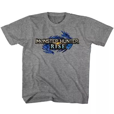 Buy Kids Monster Hunter Rise Logo Gaming Shirt • 18.55£