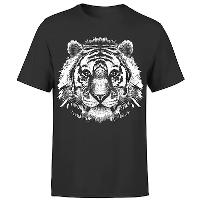 Buy Tiger T-Shirt Mens Interconnection Nature Animal Lover Tee Top #Or#P1#A • 3.99£
