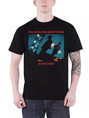 Buy The Jesus And Mary Chain T Shirt Darklands Band Logo New Official Mens Black • 17.95£