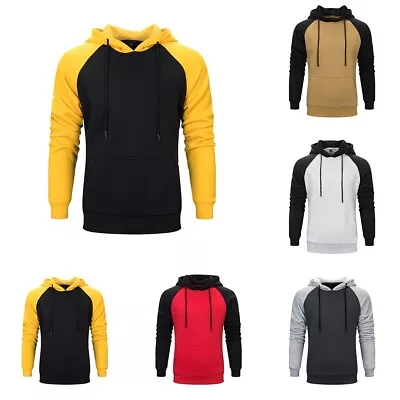 Buy Stylish And Comfortable Men's Hoodie Sweatshirt Pullover Winter Jumpers • 15.49£