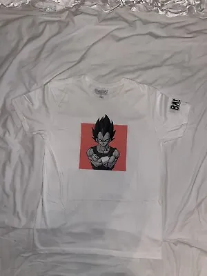 Buy Dragon Ball Z Vegeta X Badman T-shirt In White - Large • 16£