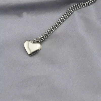 Buy Korean Chain Choker Necklace Heart Pendant Necklace Sweet Cool Jewelry • 5.51£