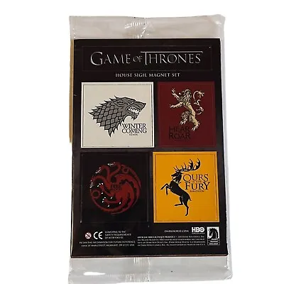 Buy Game Of Thrones GoT House Sigil 4 Magnet Set DarkHorse Loot Crate New Merch • 5.40£