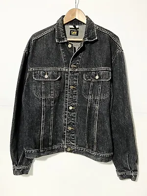 Buy Vintage Lee Storm Rider Denim Jacket Size M • 35£